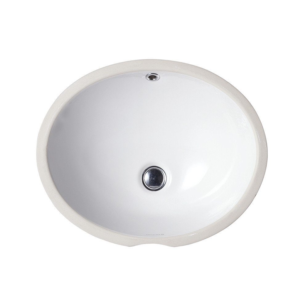 Врезная раковина под столешницу EGE Vitrifiye Pinara 465x190x370мм (91461) Белый Киев - изображение 2