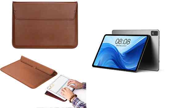 Чехол-конверт VitoCase для Teclast T50 New 2023, с функцией подставки для планшета Коричневый Киев
