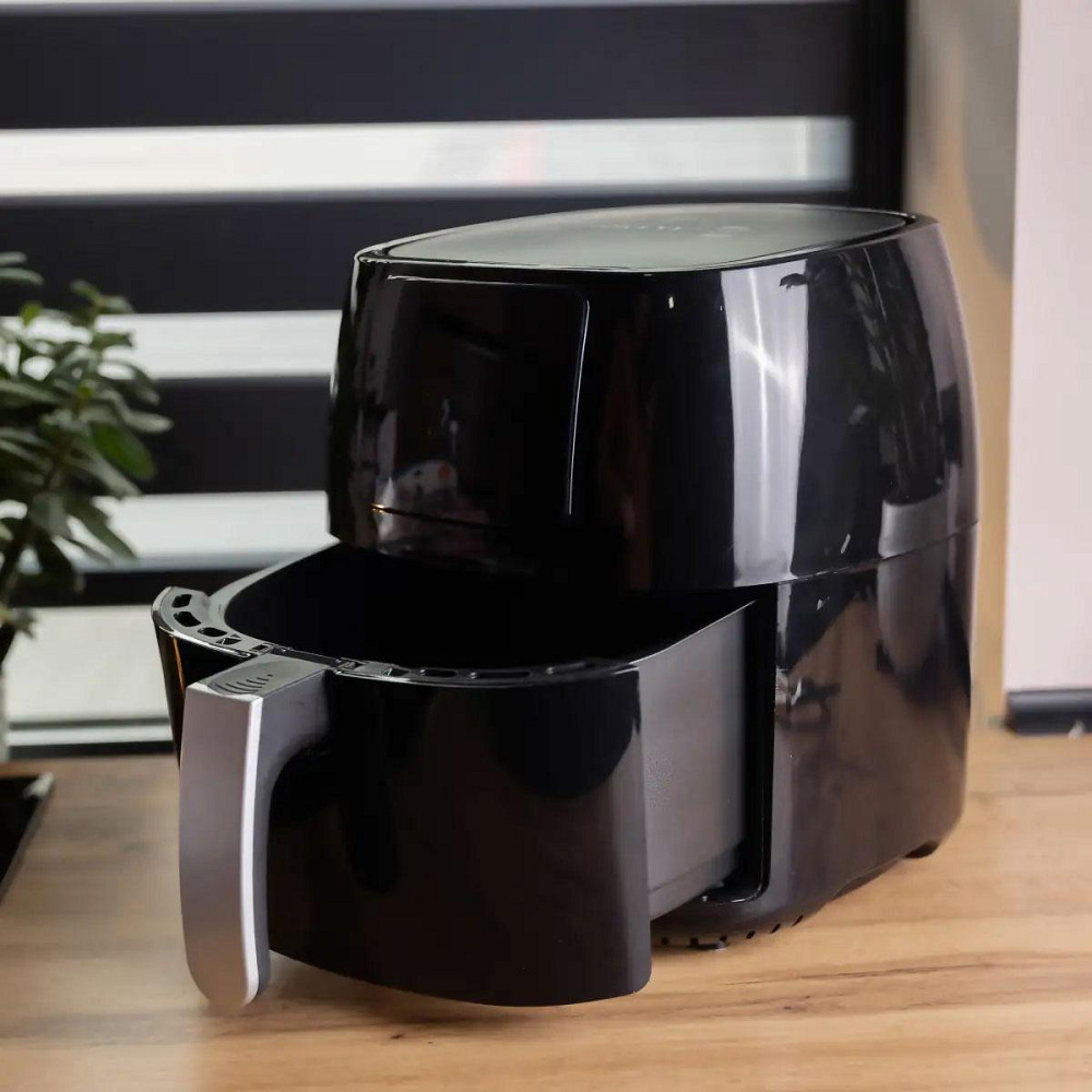 Аэрогриль-фритюрница Sokany SK-8018 электрическая на 5л 1400 Вт черная Киев - изображение 3