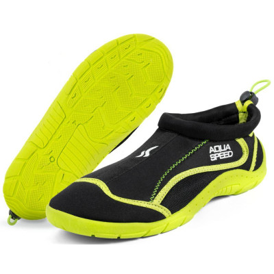 Аквашузи Aqua Speed Aqua Shoe Model 704-18 чорний, жовтий 35 (5908217691590) Вінниця - фото 1
