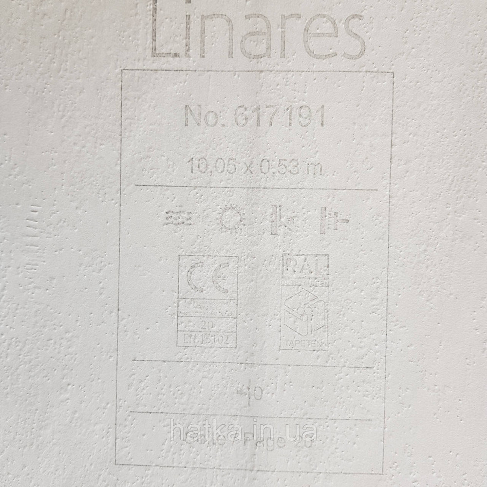 Шпалери вінілові на флізелін Rasch Linares 0.53х10 однотонні структурні ефект потертості сірі 617191 Київ - фото 3
