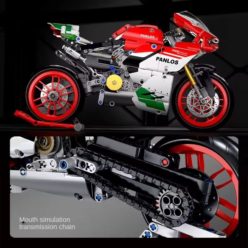 Конструктор дитячий. Спортивний мотоцикл байк на 803 деталі, дитячий Кам'янець-Подільський - фото 10