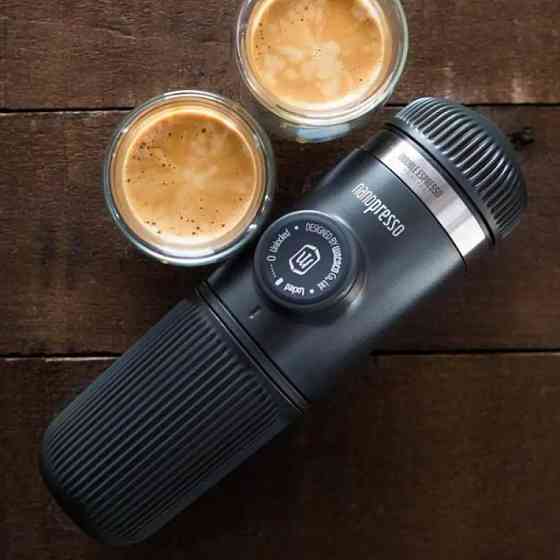 Набор баристы Wacaco Nanopresso Barista Kit 120 мл для Nanopresso (чашка корзины адаптер) Черный Винница