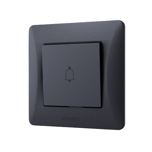 BINERA чорний графіт Клавіша дзвінка внутрішня Videx Житомир - фото 3