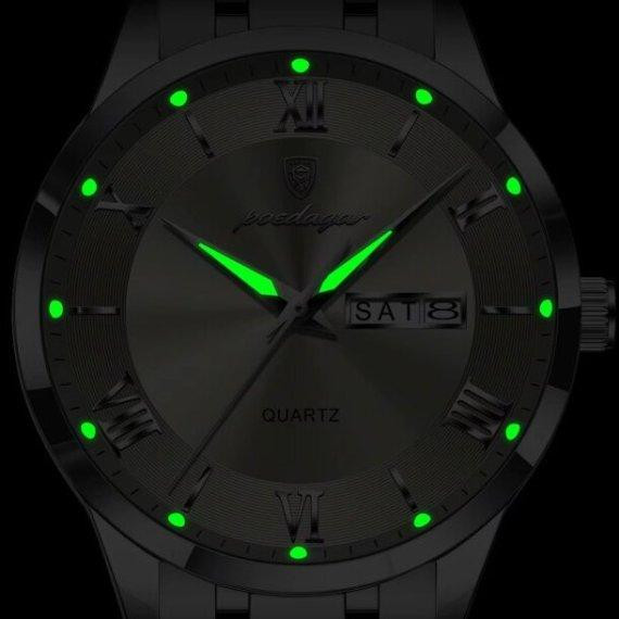 Годинник чоловічий наручний Poedagar Berlin Nylon Creamy (2 ремінці) Київ - фото 4