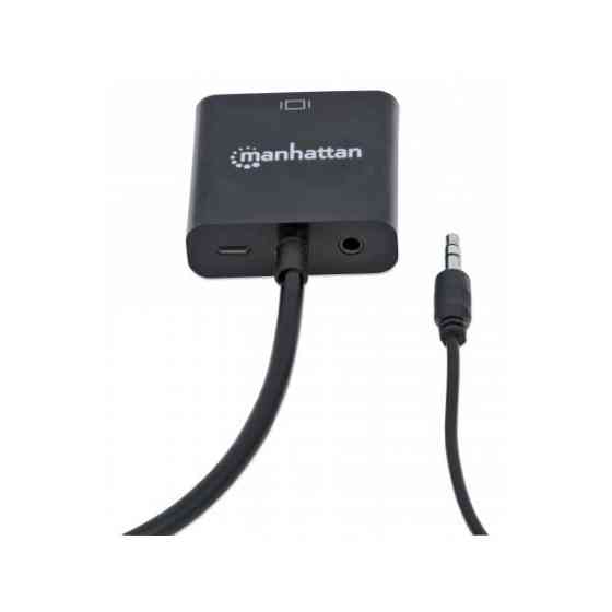 Перехідник HDMI M -> VGA F (з аудіо інтерфейсом) RTL Manhattan (151450) Киев