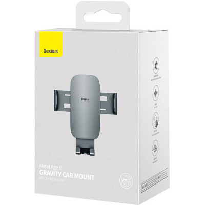 Універсальний автотримач Baseus Metal Age II Gravity Car Moun (SUJS000013) Вінниця - фото 7