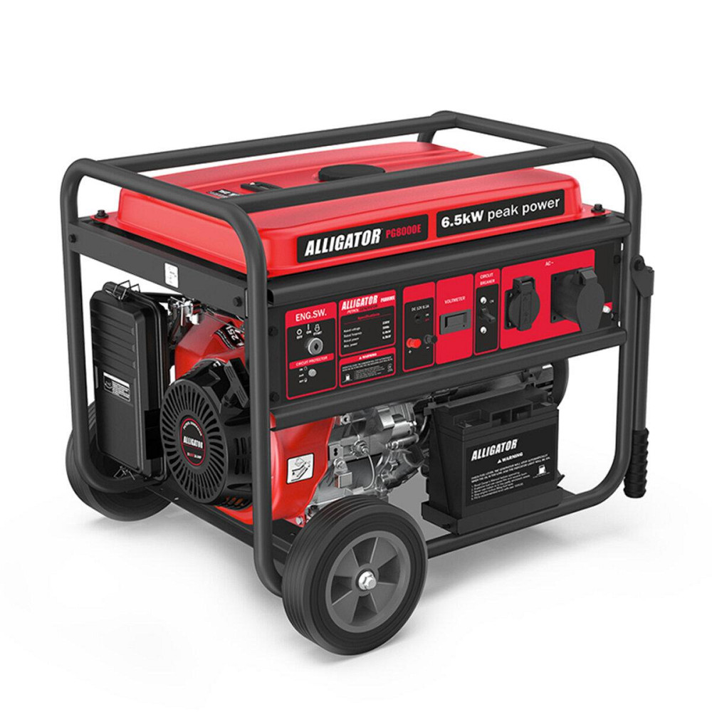 Генератор Alligator бензиновый 6,5кВт (ном 6,0кВт) с электростартером Киев - изображение 1