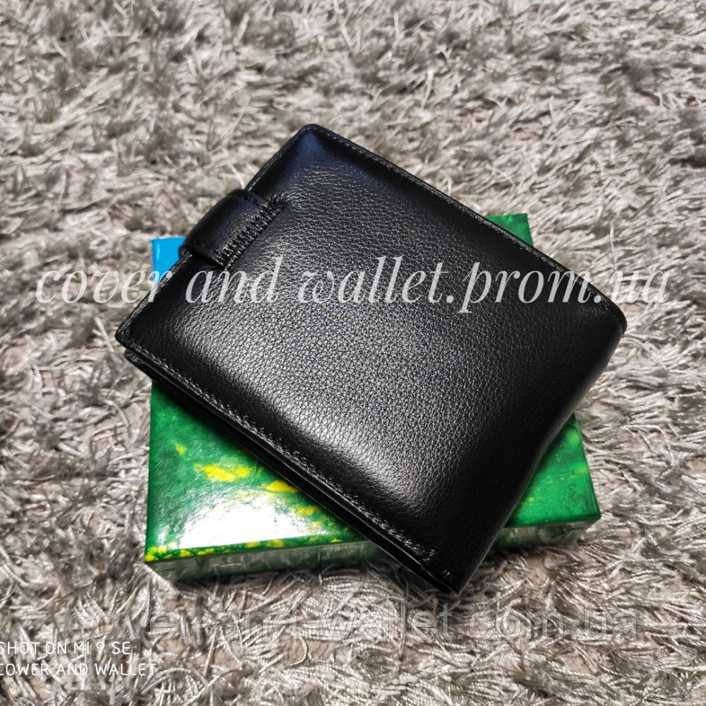 Стильный кожаный мужской кошелек с визитницей на застежке Marco Coverna Киев - изображение 8