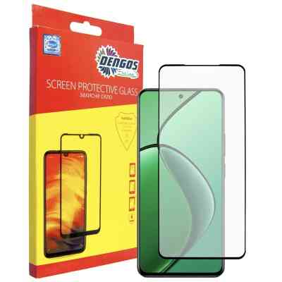 Скло захисне Dengos Full Glue Realme 12 4G Black (TGFG-415) Вінниця