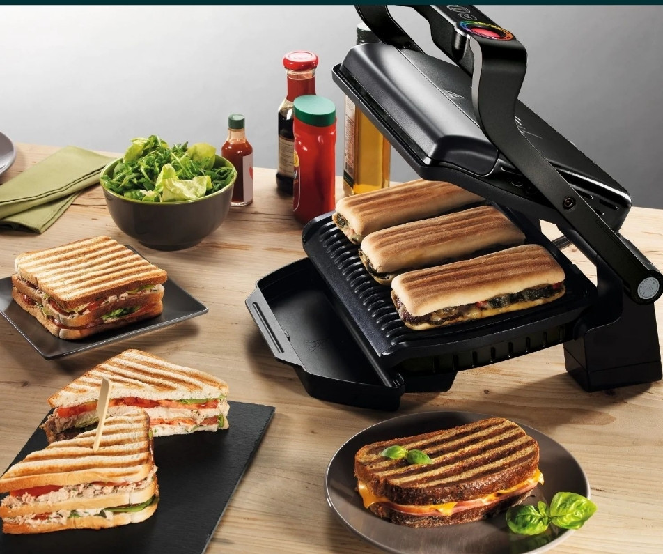 Гриль Tefal OptiGrill + GC712834 Новый ! Киев - изображение 2