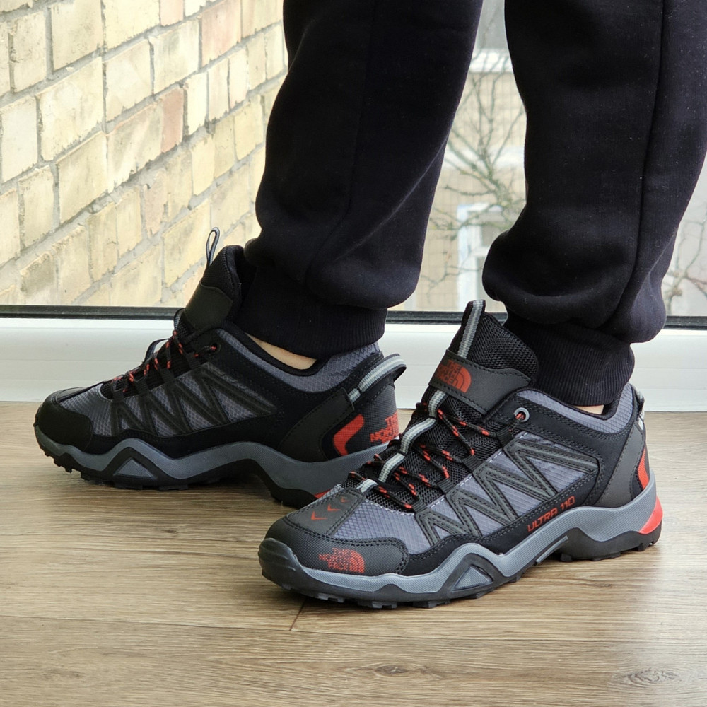 Чоловічі Кросівки Сірі The North Face Чорні Норт Фейс (розміри: 40,41,42,43,44) ВідеоОбзор Дніпро - фото 3