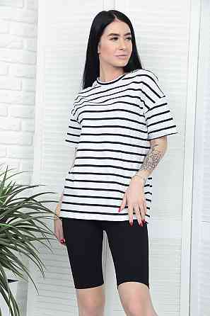 Костюм з велосипедками "Balance" оптом | Норма | Розпродаж моделі Чорний, 46-48 Київ