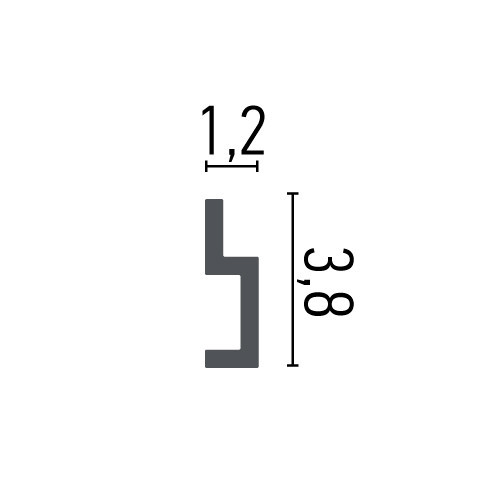 Плінтус полімерний Grand Decor HCR 503 Дніпро - фото 2