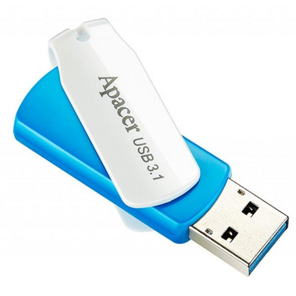 Флешка Apacer USB накопичувач 3.1 AH357 64GB, колір блакитний AP64GAH357U-1 Одеса - фото 1