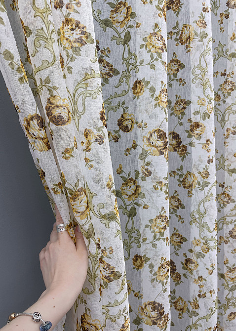 Тюль VR-Textil 917т Flora Батист Разноцветный 300х270 см (42-0234) Киев - изображение 12