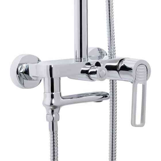 Душевая система из латуни Qtap Taurus на три потребителя (с изливом) QTTAU111CRM45665 Chrome Харьков