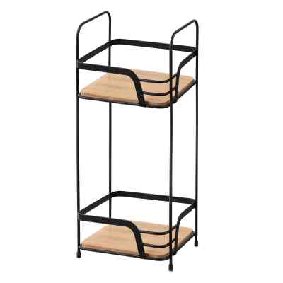 Полка в ванную Ardesto Minimalism 2-ярусная Черная (ARHK4502BB) Винница