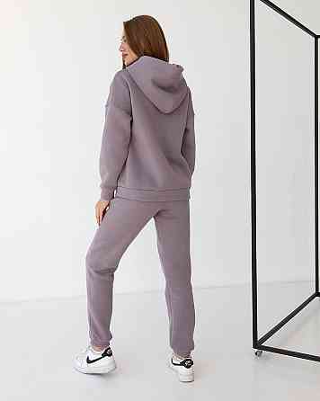 Жіночий спортивний теплий костюм оверсайз Мокко XS Харків