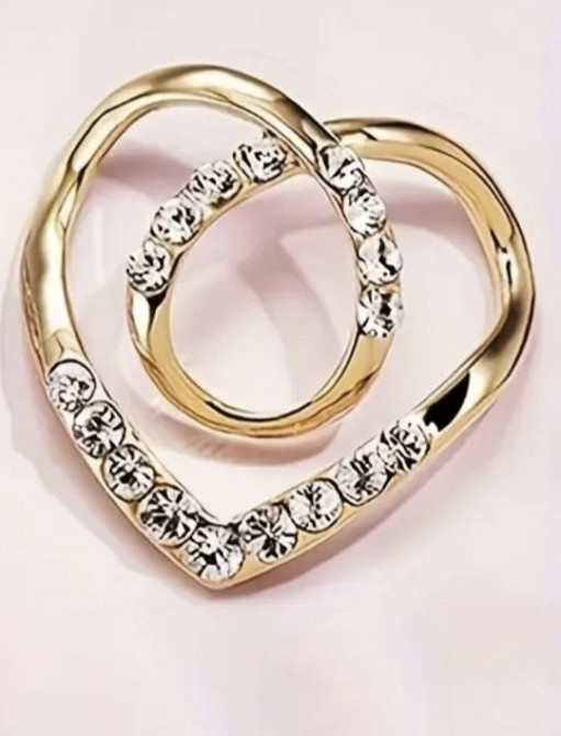 Фіксатор для одягу, шарфів золотистий Смела - изображение 3