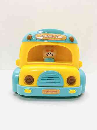 Сейф-скарбничка A-Toys Автобус звук /світло/ Жовтий (8118) Чернігів