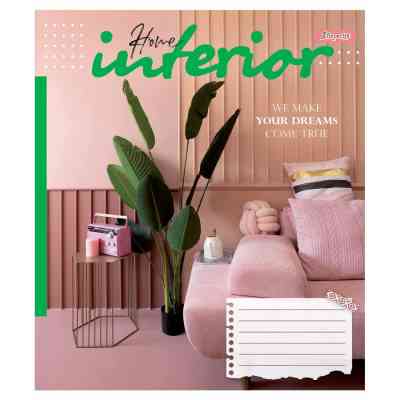 Тетрадь 1 вересня А5 Interior 48 листов, линия (766451) Винница