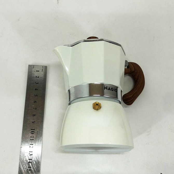 Гейзерна кавоварка сталь Magio MG-1007 150 мл, Гейзерна турка для кави, Гейзерна кавоварка HS-183 3 чашки Київ - фото 7