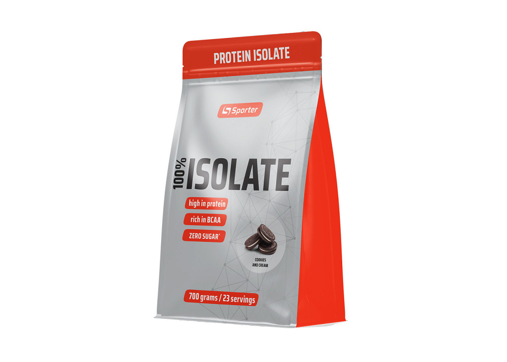 Протеин Sporter 100% Isolate 700 г (Печенье с кремом) Луцк - изображение 1