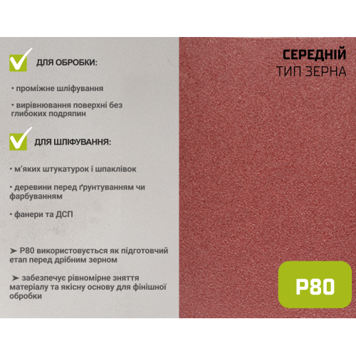 Наждачний папір на тканинній основі, 200мм х 50м, зерно 80, Alloid Одесса - изображение 4