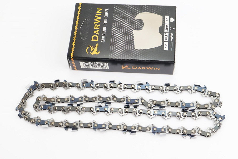 Ланцюг 3/8"-1,3mm-57зв. квад. зуб (на Partner-16") Київ - фото 1