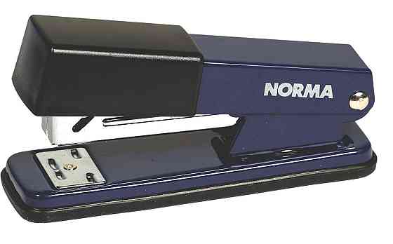 Степлер металевий №24/6-26/6 (20 арк.) "Norma" 50 мм. синій, 4122-06N, шт Київ