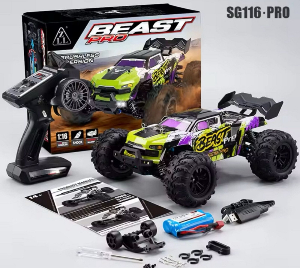 Sg116 Max/ProМашинка на радіоуправлінні SG 116 Pro 50км Sg116 max 80км. Харків - фото 4