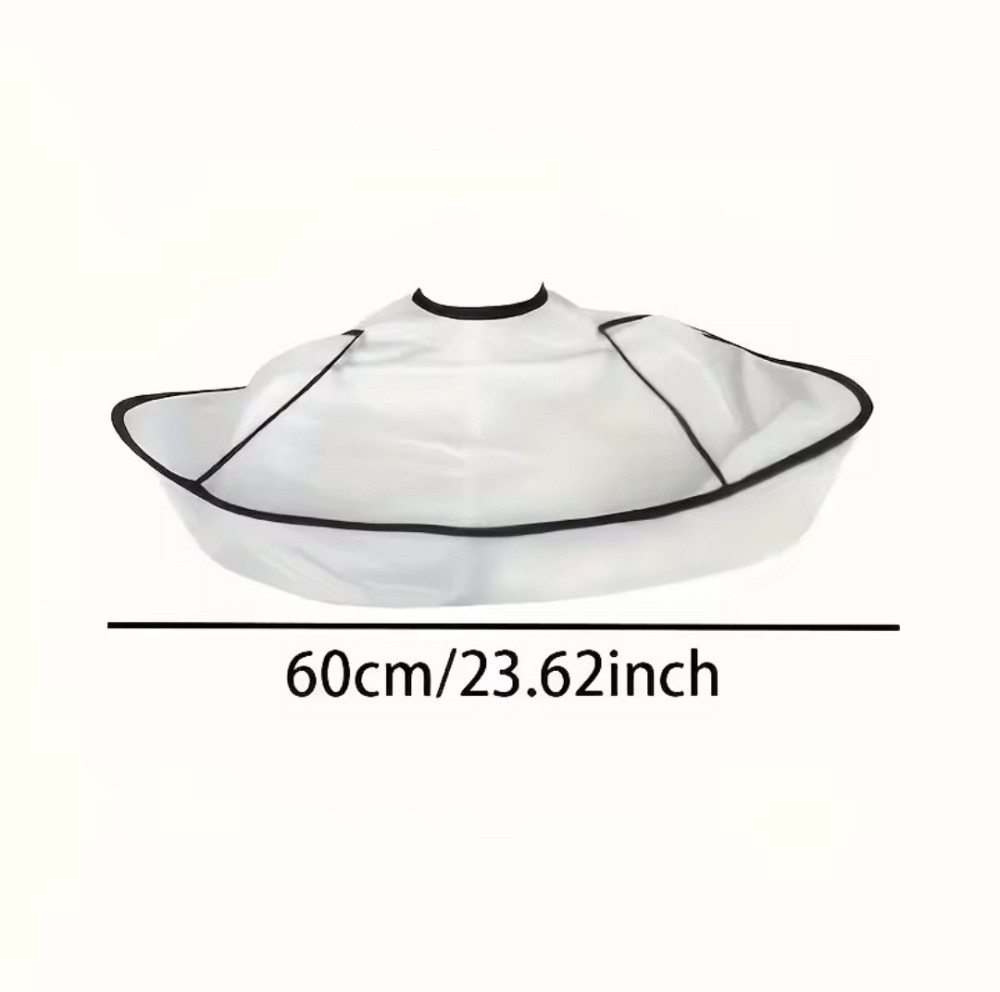 Парикмахерский зонт накидка для стрижки и покраски 60 см белый Киев - изображение 5