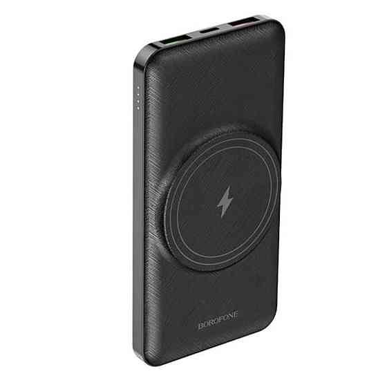 Зовнішній акумулятор BOROFONE BJ12 Leader magnetic wireless fast charging power bank 10000mAh Black Київ