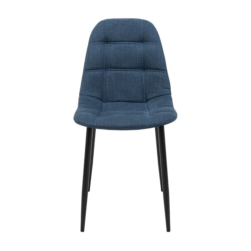 Стілець крісло м'який SplitDesign U Sorrento 88 чорні ніжки Синій Київ - фото 2