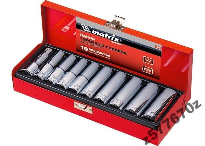 Набор торцевых головок, квадрат 1/2