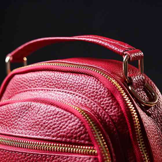 Стильна жіноча сумка Vintage 20689 Червона Київ