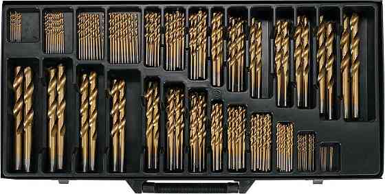 Свердла по металу титанові YATO : HSS-TiN Ø= 1-13 мм. компл. 190 шт [5/90] Одеса