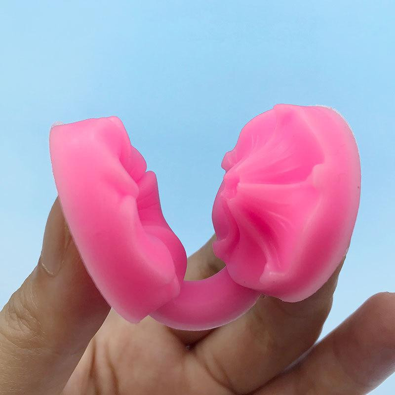 Молд для фоамірану Квітка 80 на 30 мм рожевий Київ - фото 5