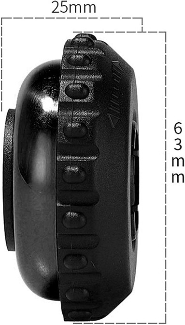 Звонок для велосипеда, вело звонок скрытый Feel Fit LD-007 черный Бровары - изображение 3