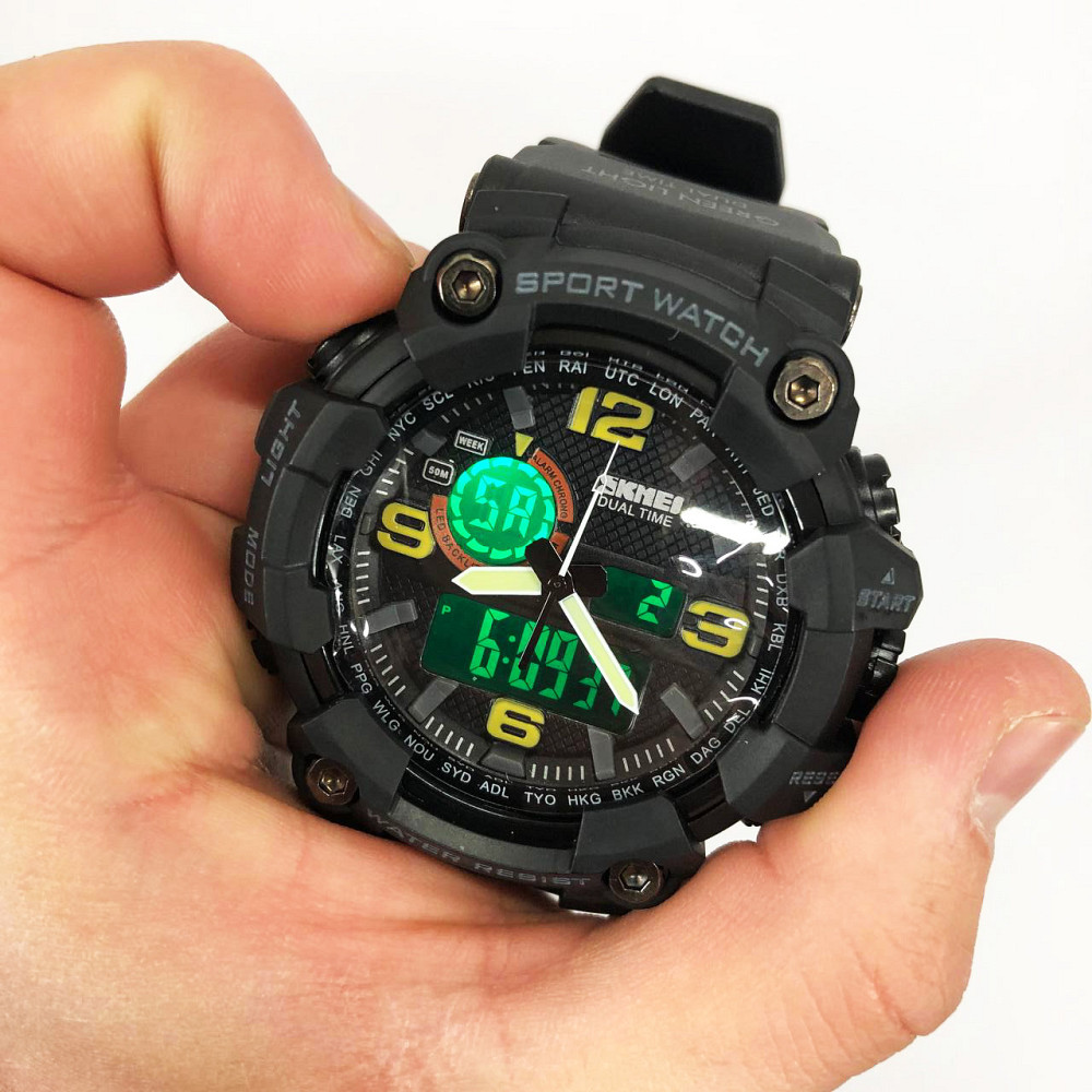 Фірмові спортивні годинники SKMEI 1520BK, Стильні спортивні годинники для активного відпочинку EO-20 Івано-Франківськ - фото 9