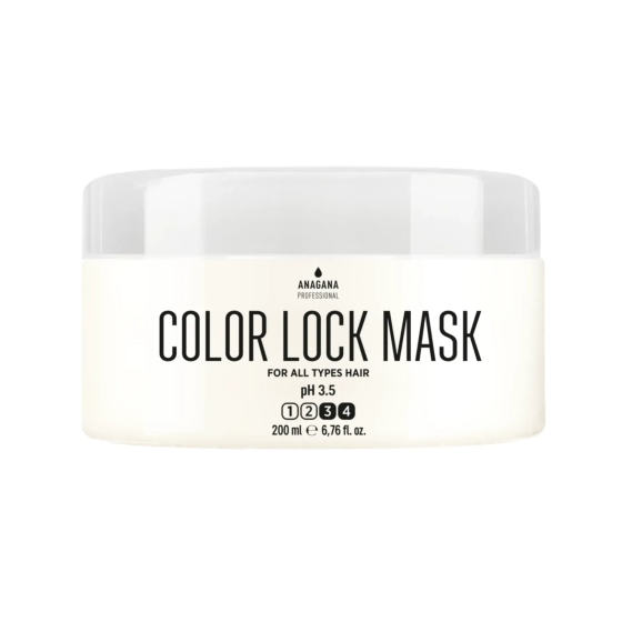 Маска закріплення кольору для всіх типів волосся COLOR LOCK MASK ANAGANA 200 мл Вінниця