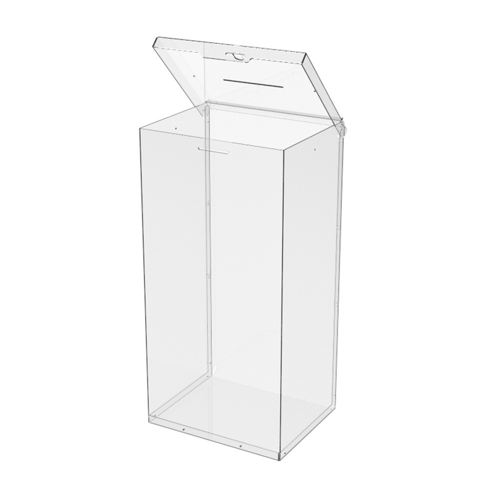 Ящик EKOSTAR с замком для пожертвований и сбора денег 250x200x500. Объем 25 литров Киев - изображение 5