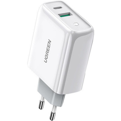 Зарядний пристрій Ugreen CD170 36W USB + Type-C Charger (White) (60468) Вінниця - фото 1