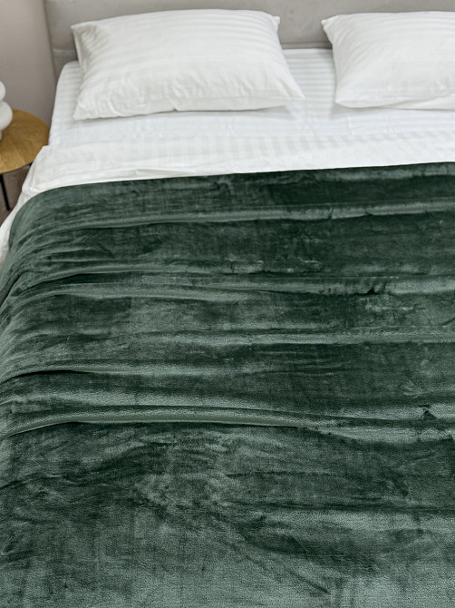 Ecotton Плед Ecotton 150х220 см Well Soft пудровий зелений (17-0112 Matte green) Коломыя - изображение 7