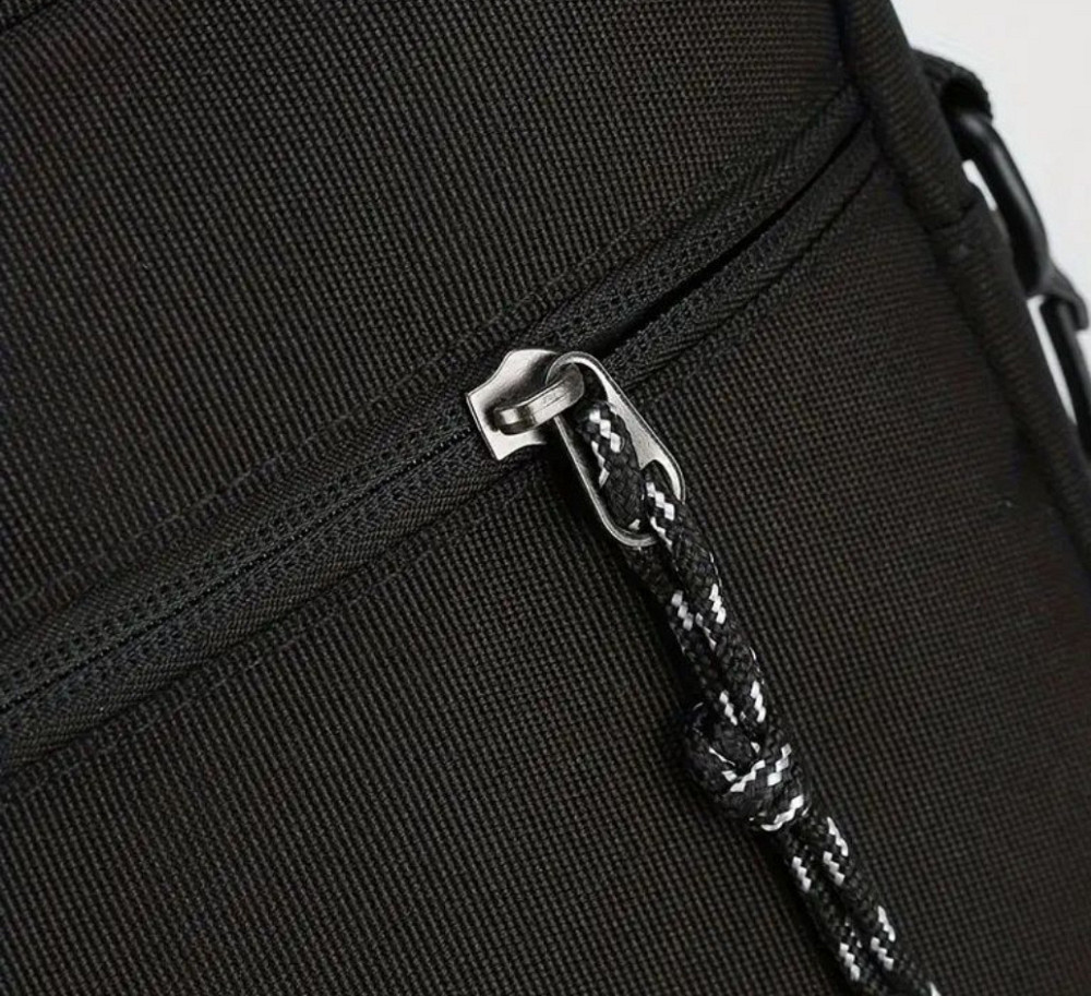 Стильна Чоловіча Чорна Сумка через Плече з с готическим принтом черепа. Харьков - изображение 2