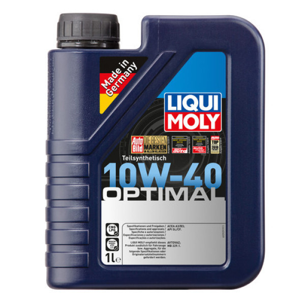 Liqui Moly Optimal SAE 10W-40 – напівсинтетична моторна олива Ковель - фото 1