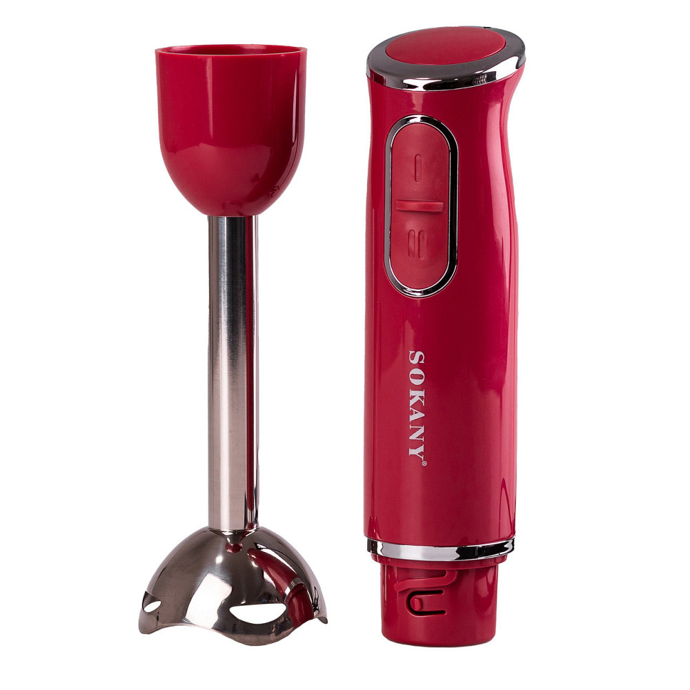 Sokany Ручний блендер Sokany занурювальний 300 Вт Рожевий Коломия - фото 2