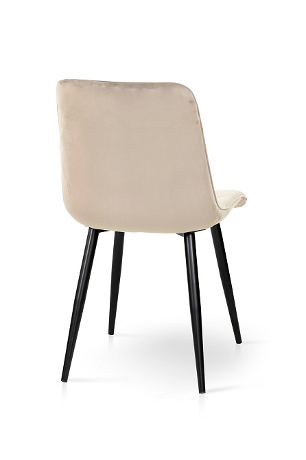 Стілець Віллі чорний/велюр бежевий Киев - изображение 5