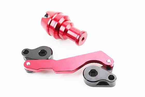 Крашпеди-слайдери (відбійники) універсальні, зі зміщеним кріпленням, ЧЕРВОНИЙ к-кт 2шт Київ